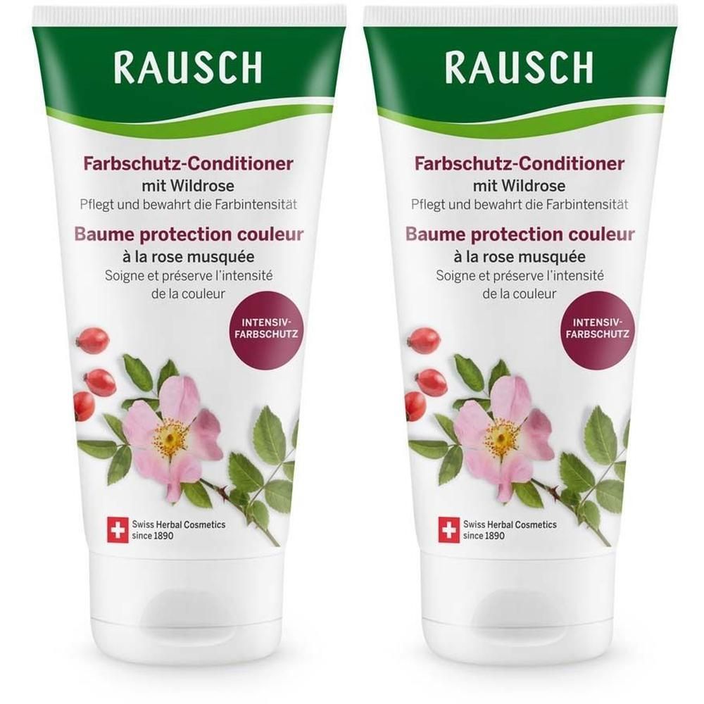 Rausch Farbschutz-Conditioner mit Wildrose x2 2x150 ml Haarspülung
