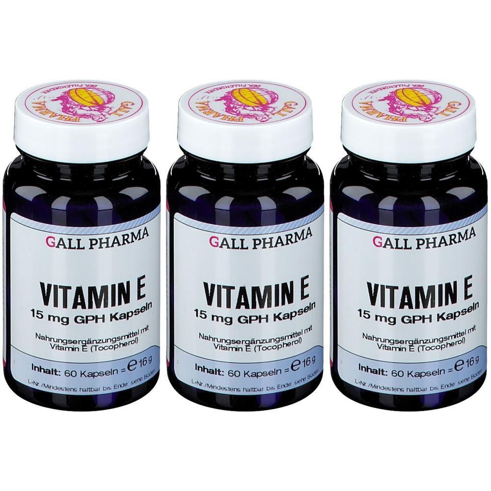 Vitamin E 15 mg GPH Kapseln x3 3x60 St