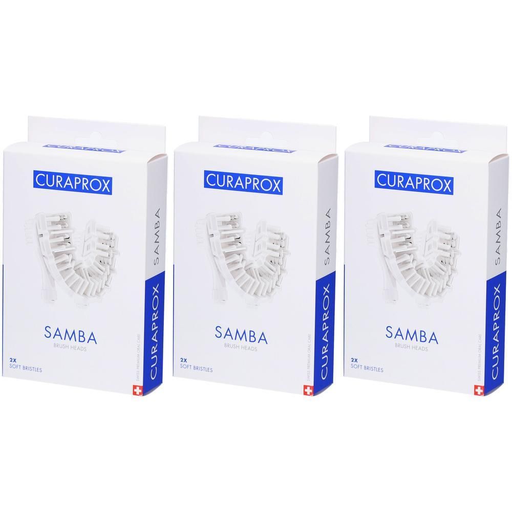 Samba Robotic Toothbrush Ersatzbürstenköpfe x3 3x2 St Zahnbürste