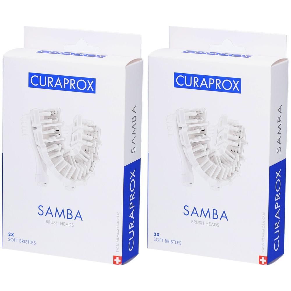 Samba Robotic Toothbrush Ersatzbürstenköpfe x2 2x2 St Zahnbürste