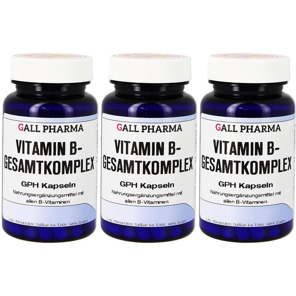 Vitamin B Gesamtkomplex Kapseln x3 3x120 St