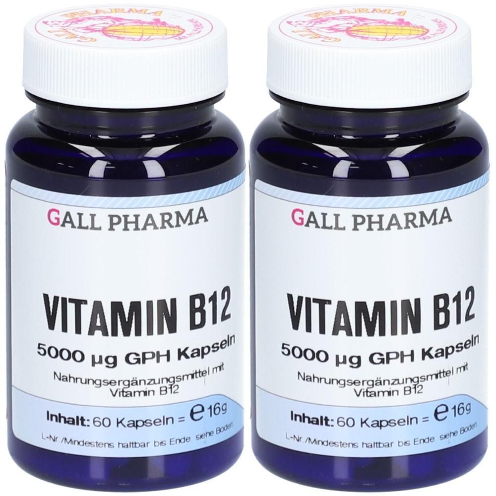 Vitamin B12 5000 µg GPH Kapseln x2 2x60 St