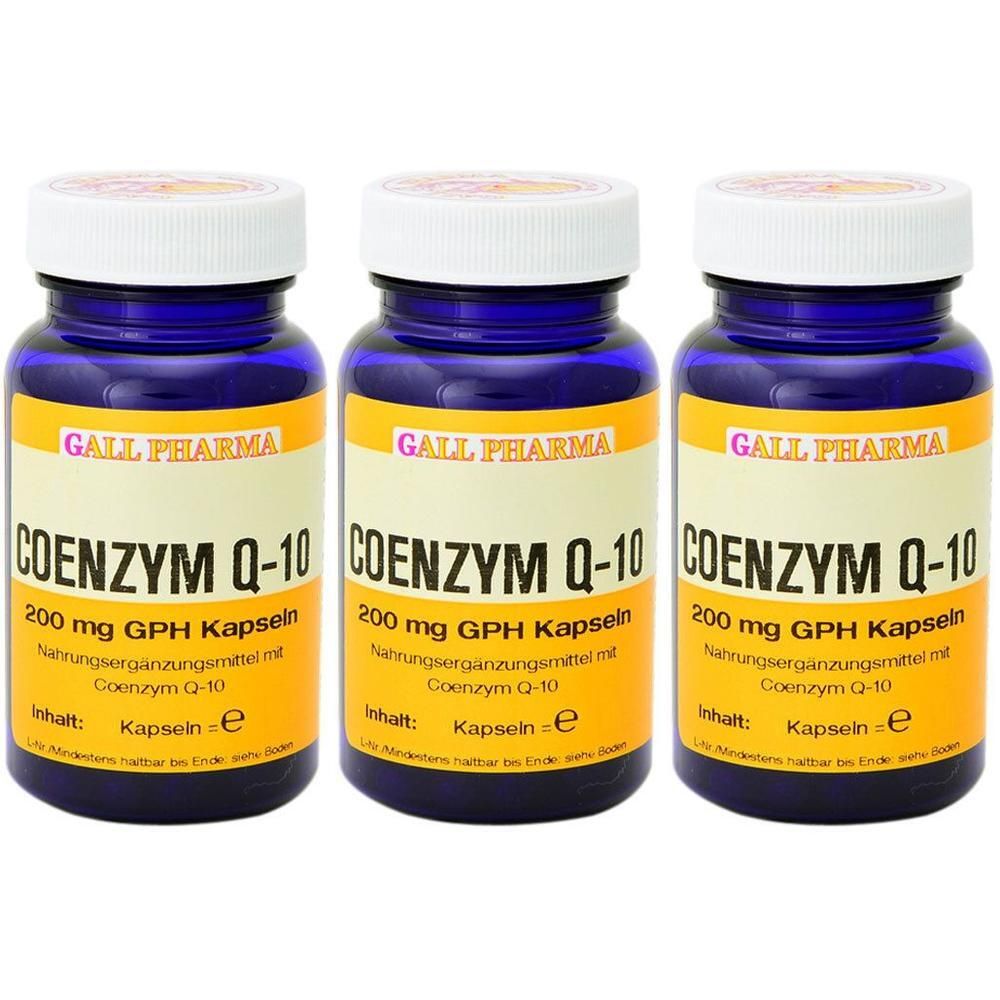 Coenzym Q10 200 mg GPH Kapseln x3 3x120 St