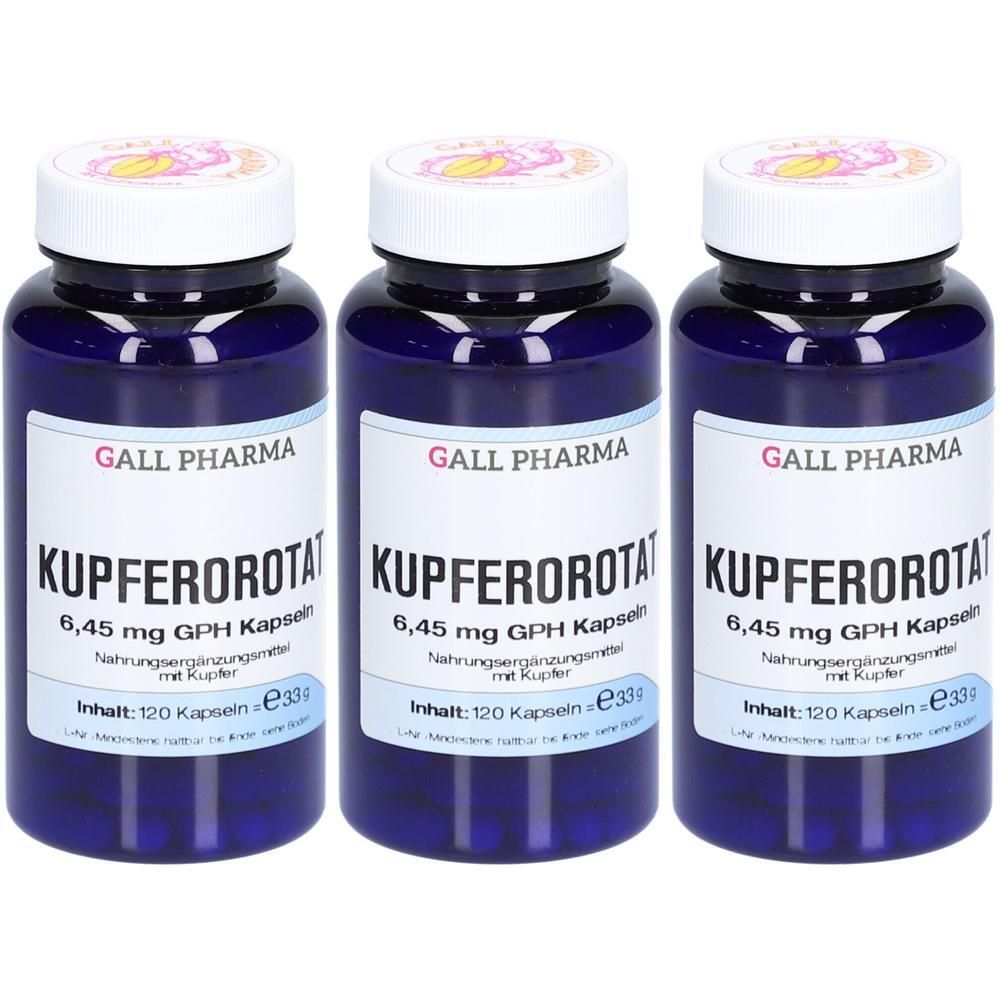 Kupferorotat 6,45 mg GPH Kapseln x3 3x120 St