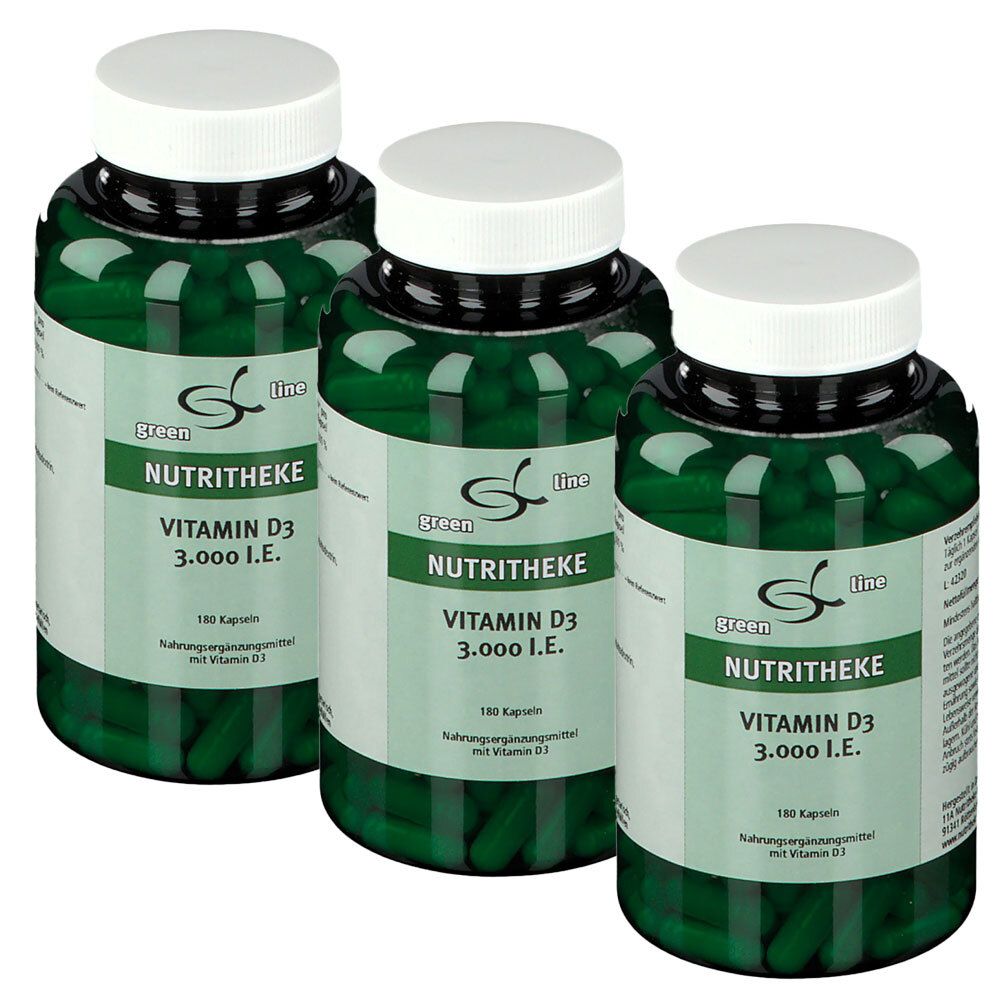 Vitamin D3 3.000 I.e. Kapseln x3 3x180 St