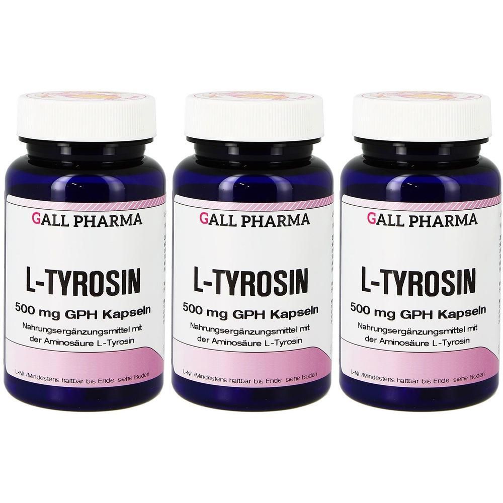 L-Tyrosin 500 mg GPH Kapseln x3 3x100 St