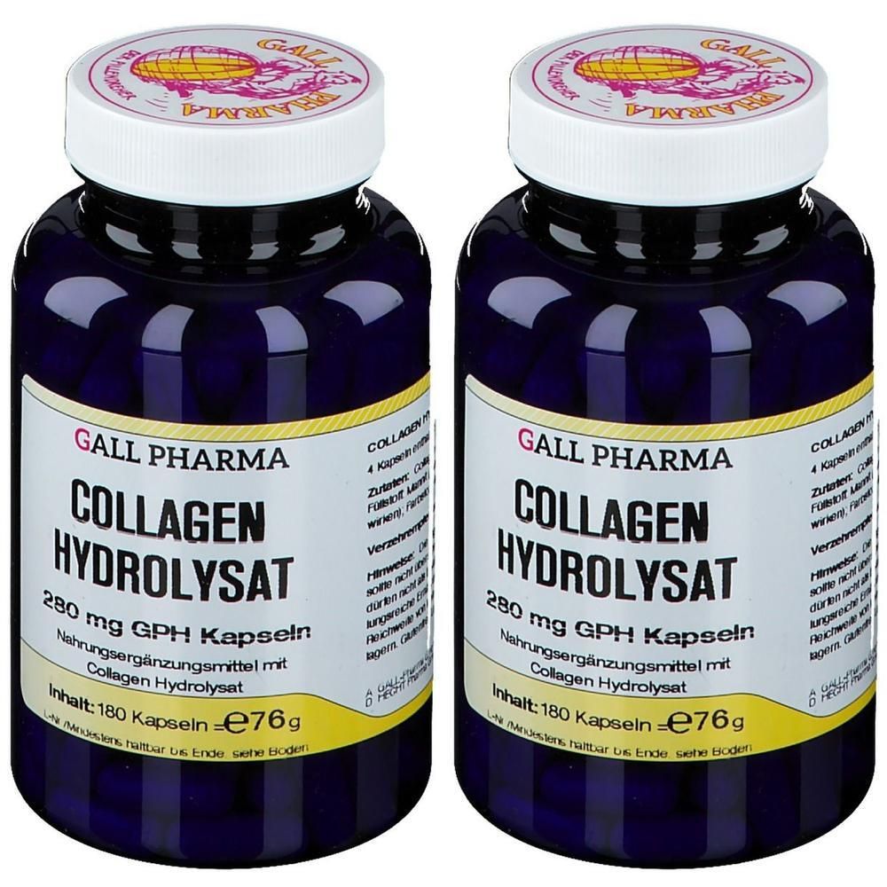 Collagen Hydrolysat 280 mg GPH Kapseln x2 2x180 St