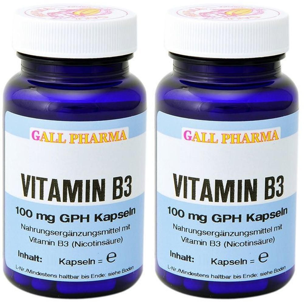 Vitamin B3 100 mg GPH Kapseln x2 2x180 St