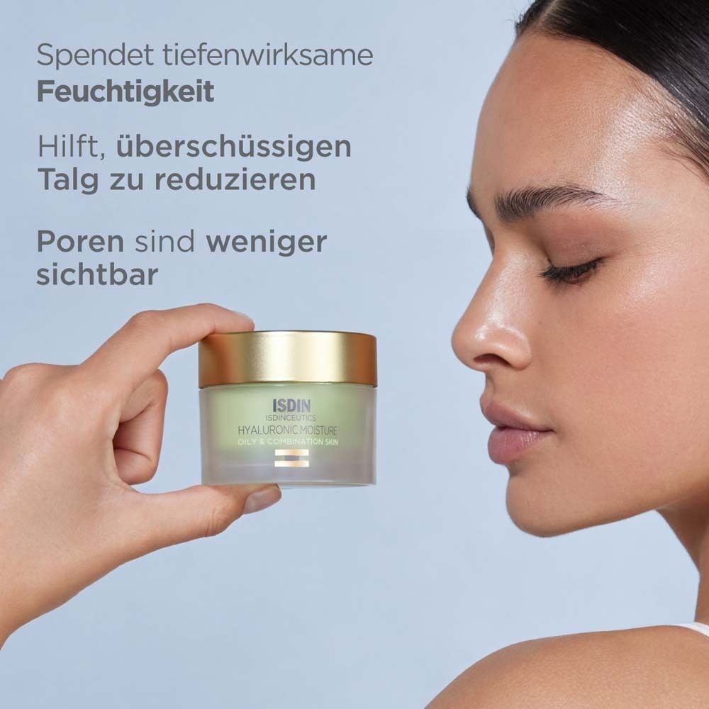 ISDINCEUTICS Hyaluronic Moisture mattierende Feuchtigkeitscreme ölige Haut und Mischhaut