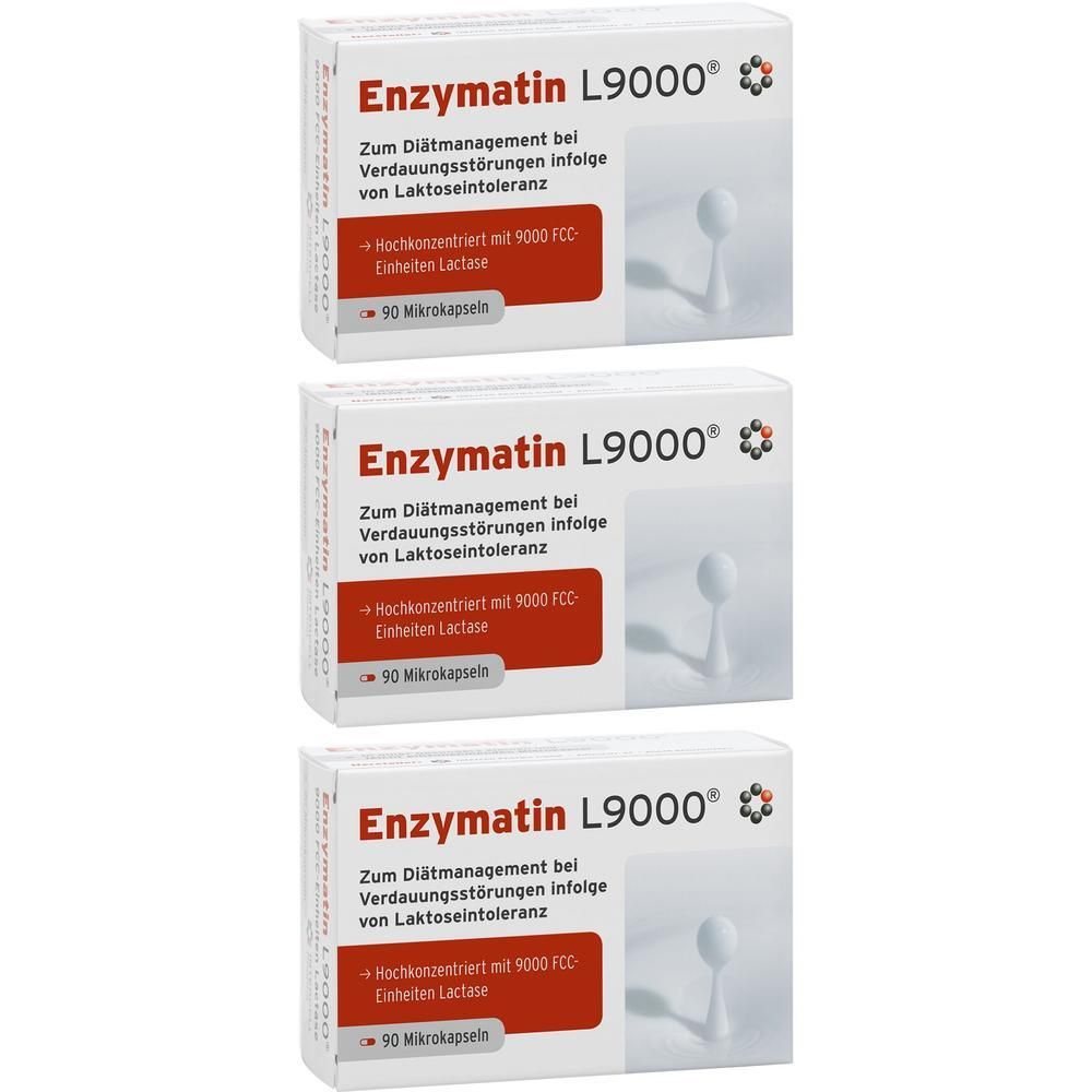 Enzymatin L 9000 Kapseln x3 3x90 St