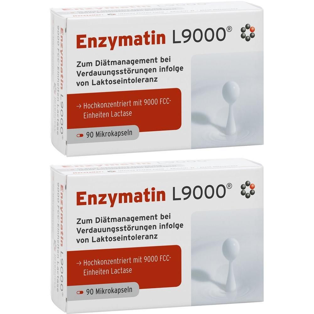 Enzymatin L 9000 Kapseln x2 2x90 St