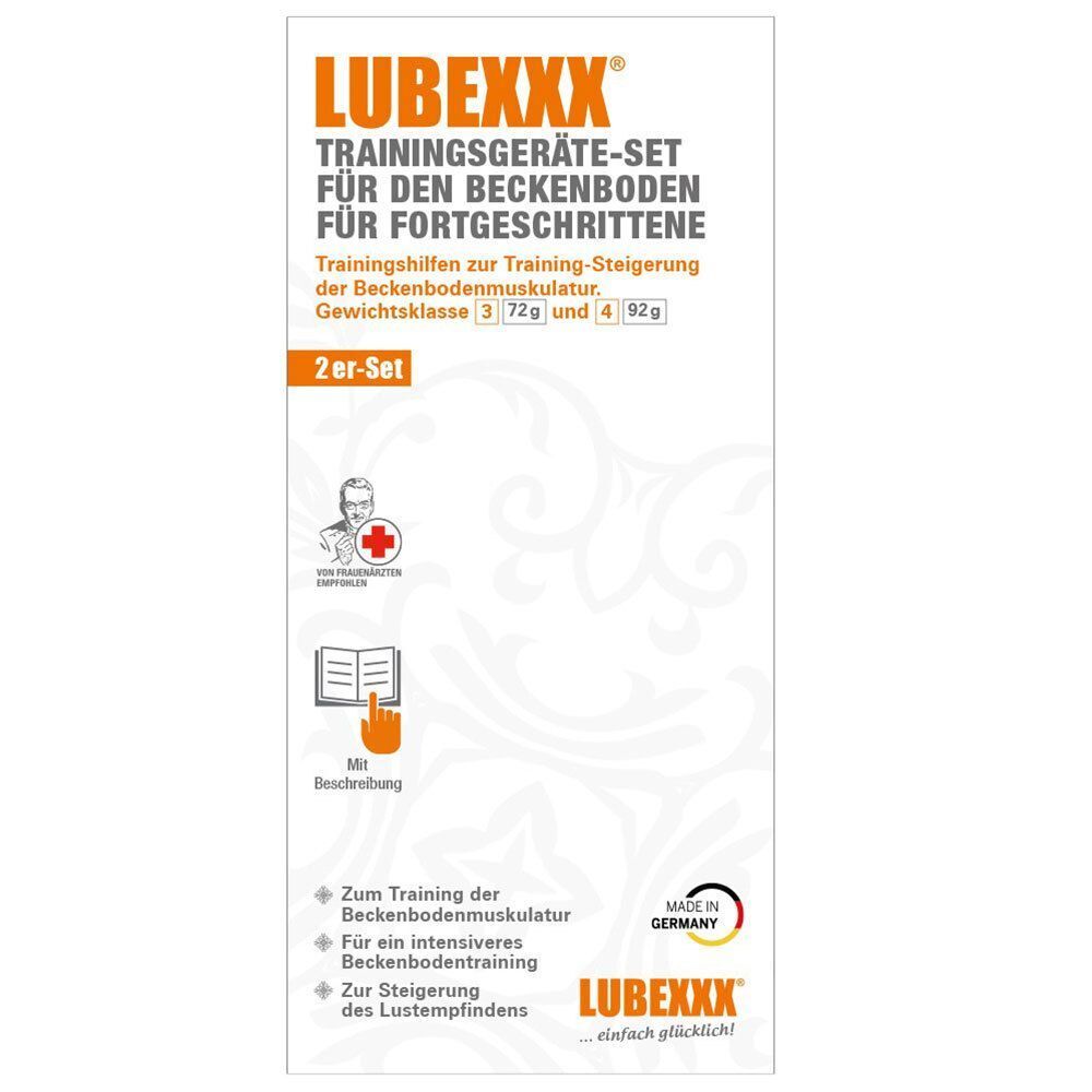 LUBEXXX® Beckenbodentrainer Set für Fortgeschrittene