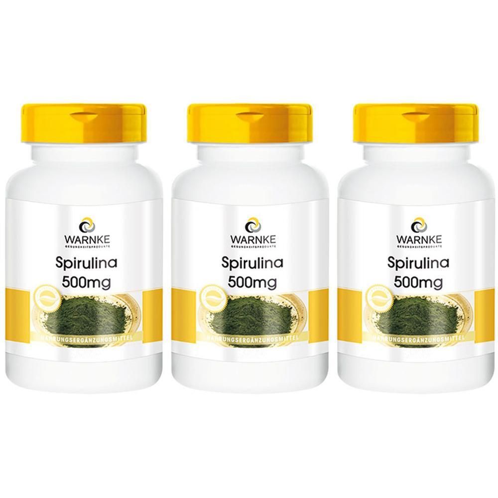 Spirulina 500 Tabletten x3 3x500 St