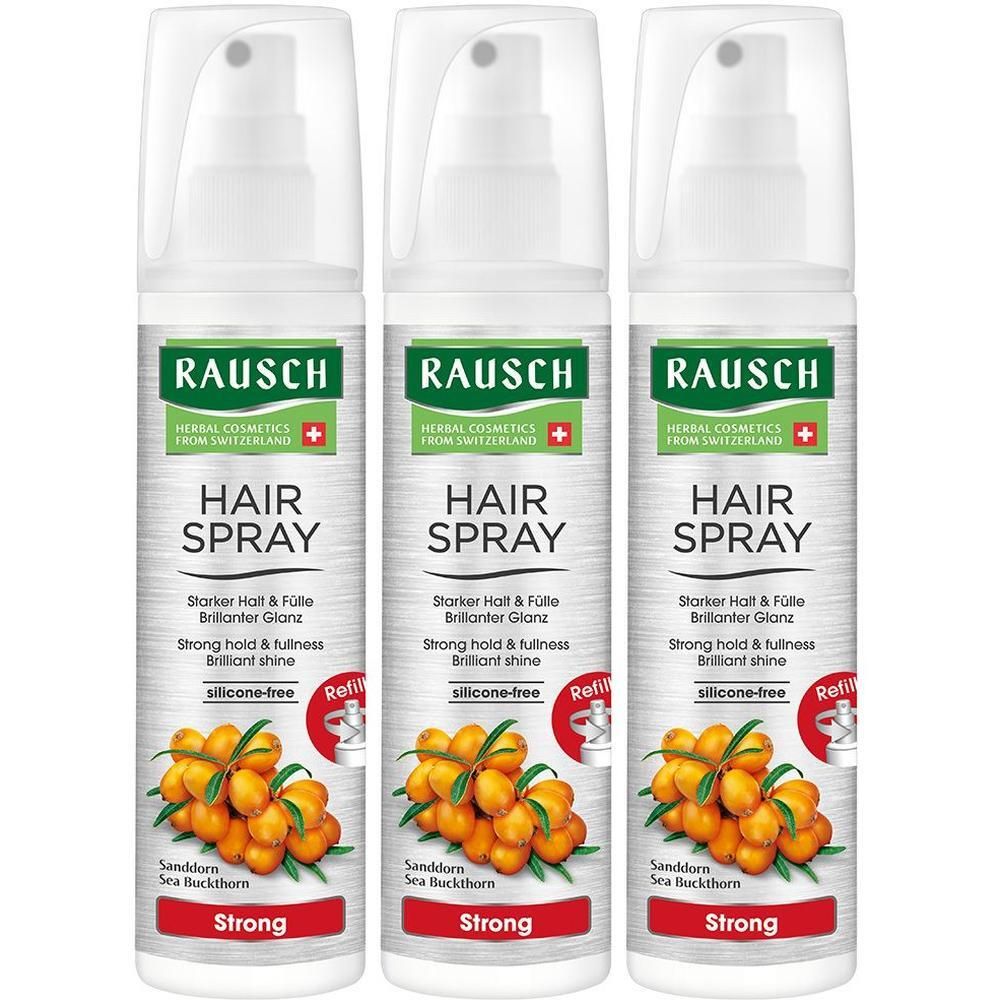 Rausch Hairspray strong Non-Aerosol x3 3x150 ml Spray