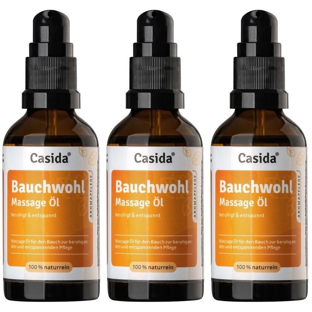 Bauchwohl Massage-Öl x3 3x50 ml Öl
