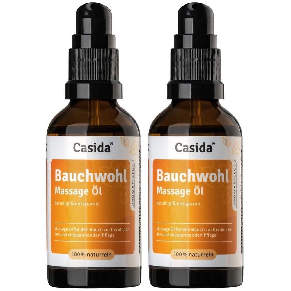 Bauchwohl Massage-Öl x2 2x50 ml Öl
