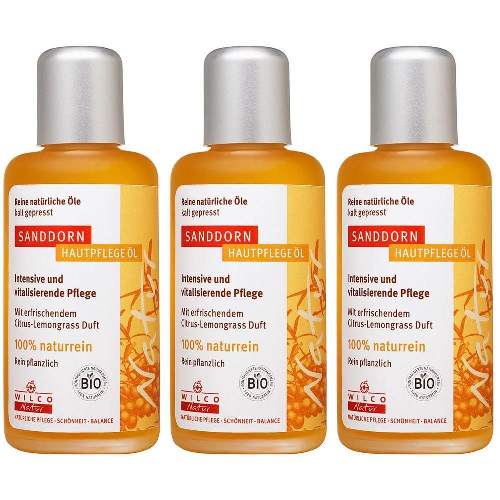 Sanddorn BIO Hautpflege Öl x3 3x100 ml
