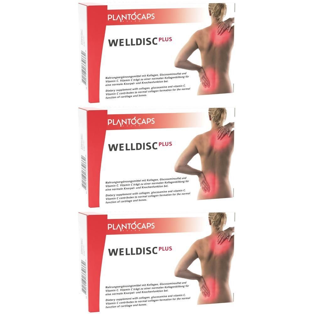 Plantocaps Welldisc Plus Kapseln x3 3x60 St