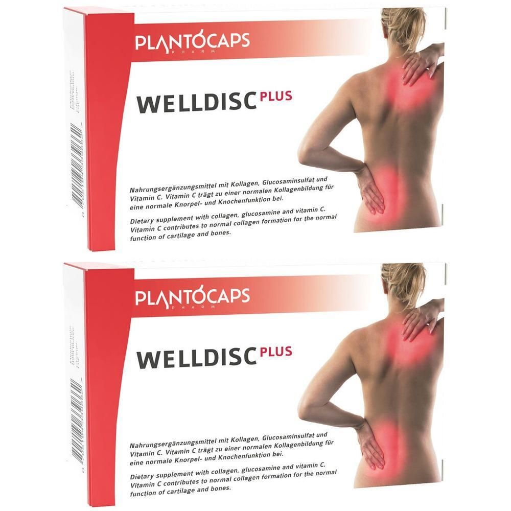 Plantocaps Welldisc Plus Kapseln x2 2x60 St