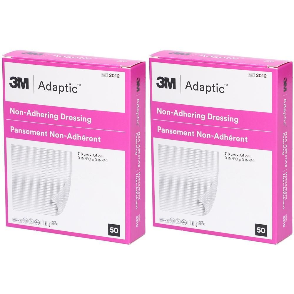 Adaptic 7,6x7,6 cm feuchte Wundauflage x2 2x50 St Verband