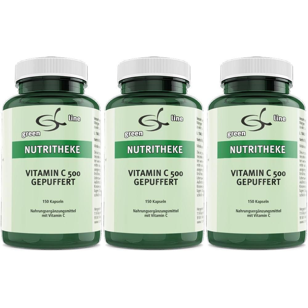 Vitamin C 500 gepuffert Kapseln x3 3x150 St