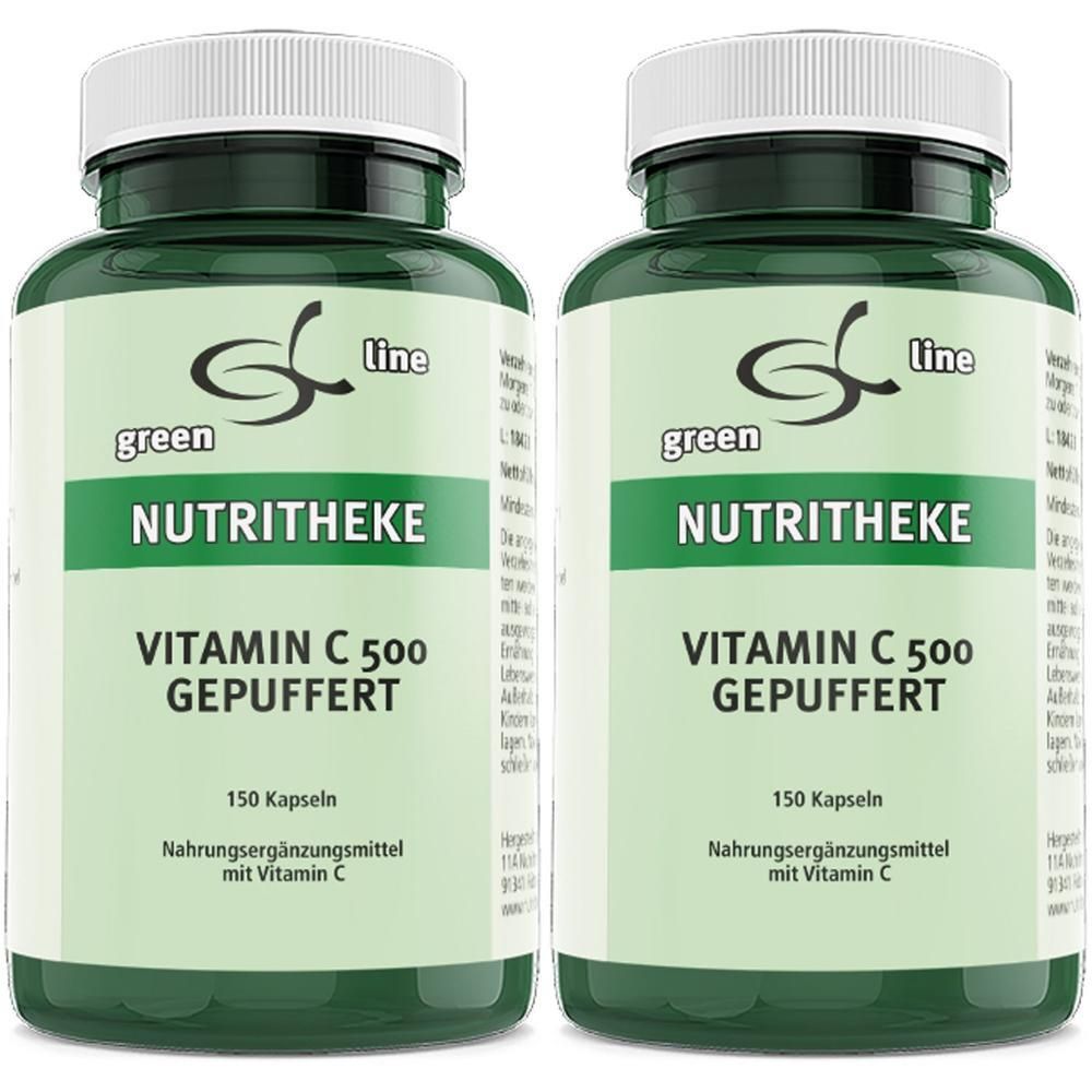 Vitamin C 500 gepuffert Kapseln x2 2x150 St