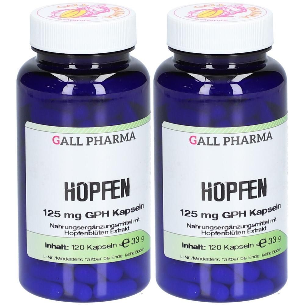 Hopfen 125 mg GPH Kapseln x2 2x120 St
