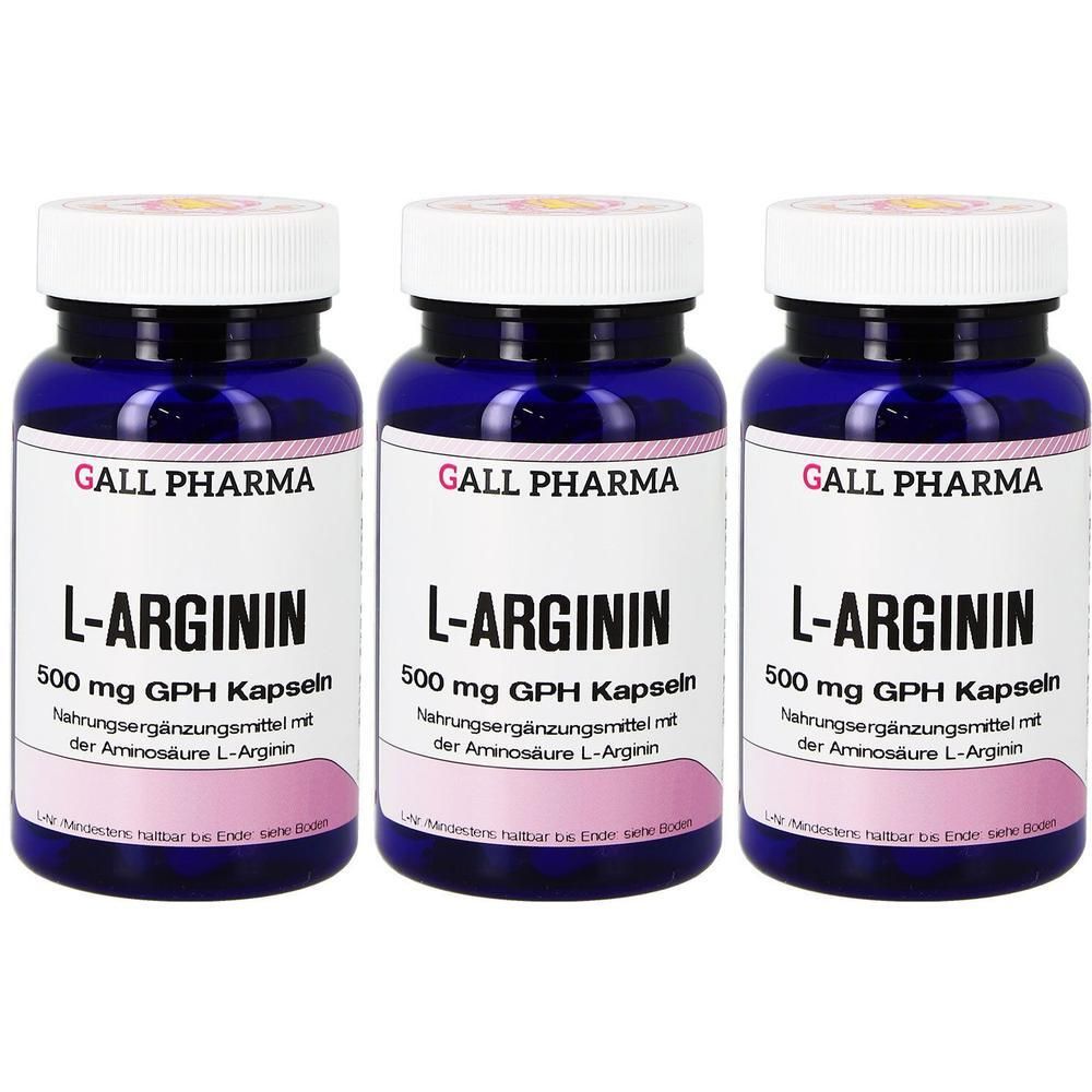 L-Arginin 500 mg GPH Kapseln x3 3x160 St
