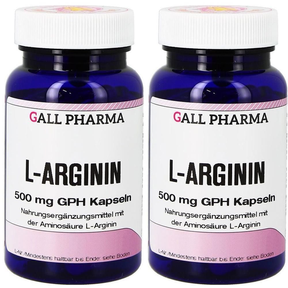 L-Arginin 500 mg GPH Kapseln x2 2x160 St