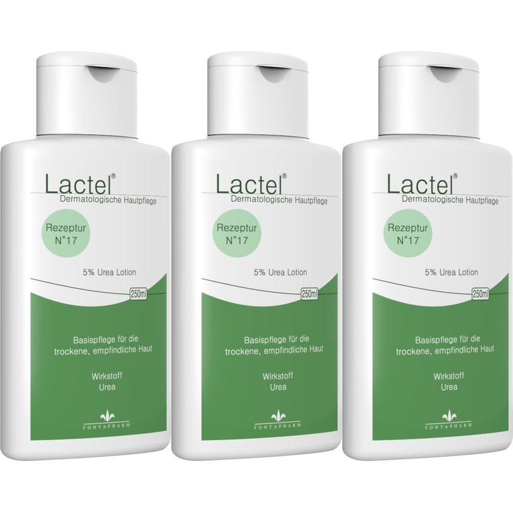 Lactel Nr.17 5% Urea Lotion x3 3x250 ml