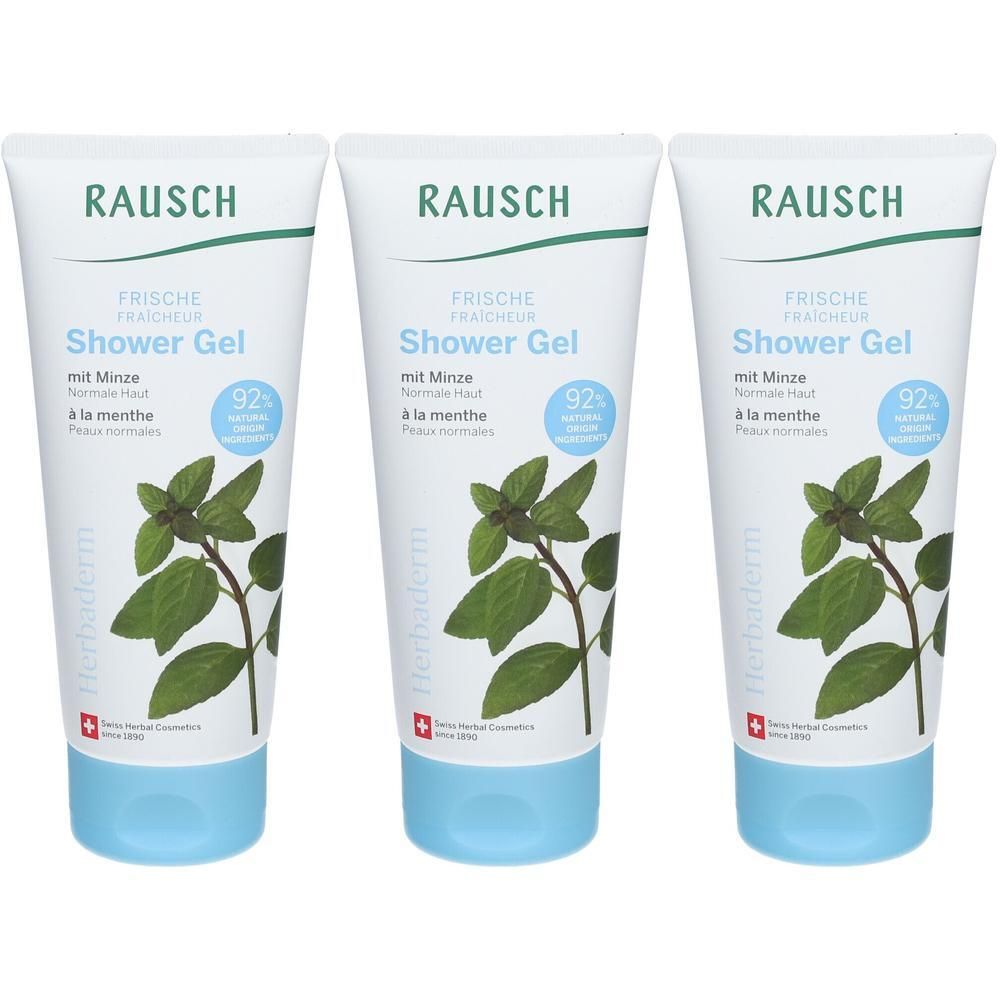 Rausch Frische Shower Gel mit Minze x3 3x200 ml Duschgel