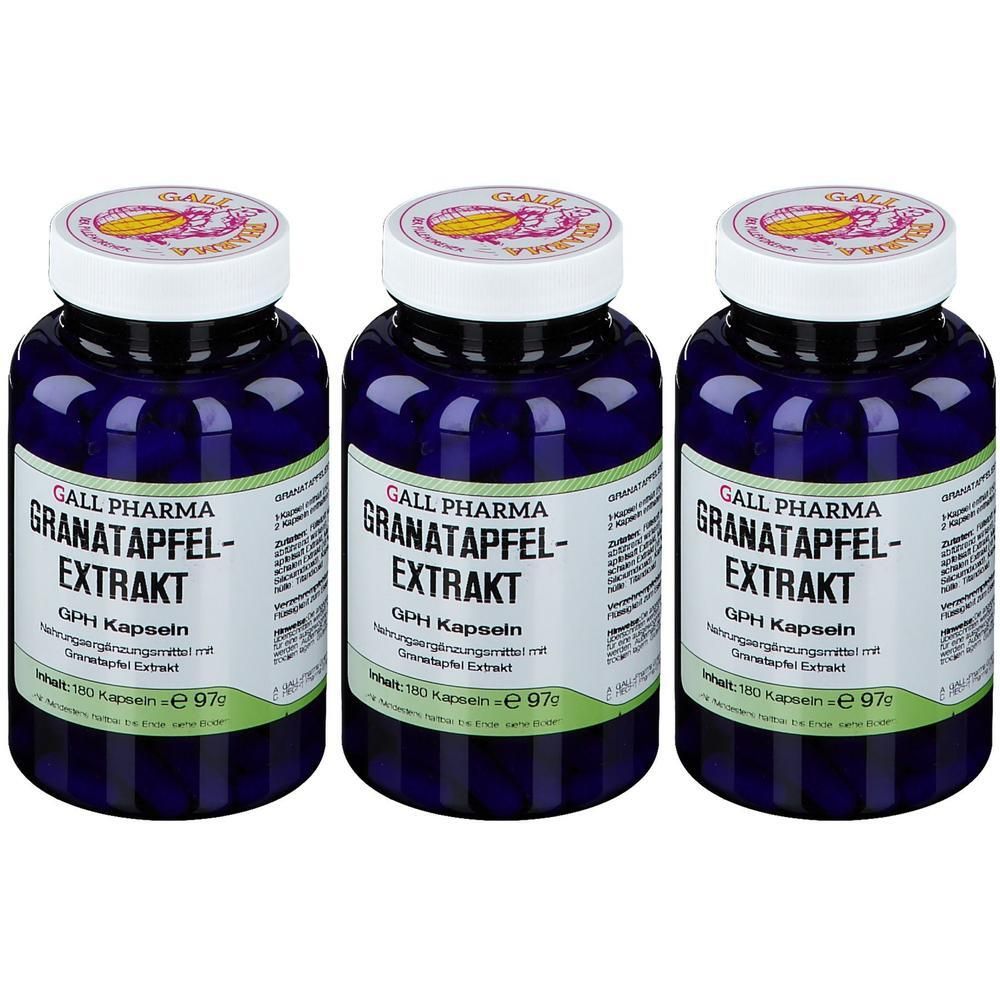 Granatapfel Extrakt GPH Kapseln x3 3x180 St