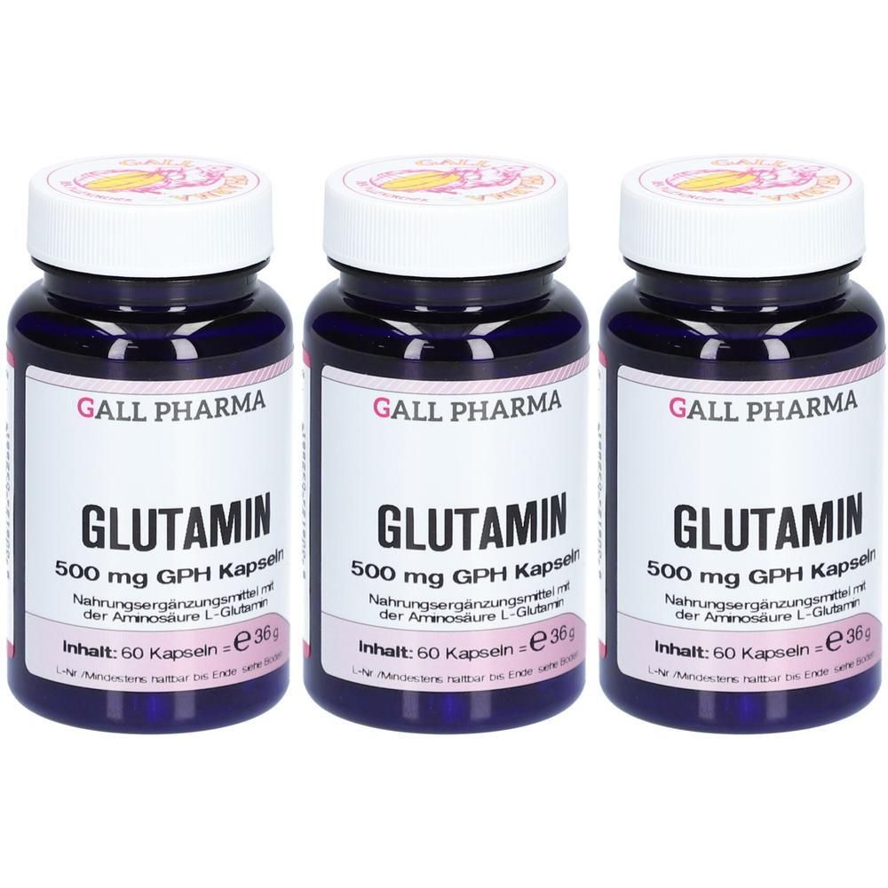Glutamin 500 mg GPH Kapseln x3 3x60 St