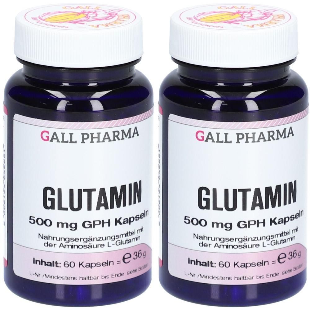 Glutamin 500 mg GPH Kapseln x2 2x60 St