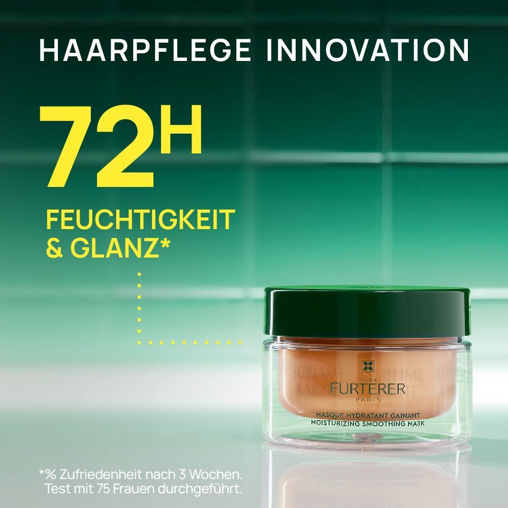 Furterer Paris Haarmaske: 72h Feuchtigkeit & Glanz. Zufriedenheitstest mit 75 Frauen.