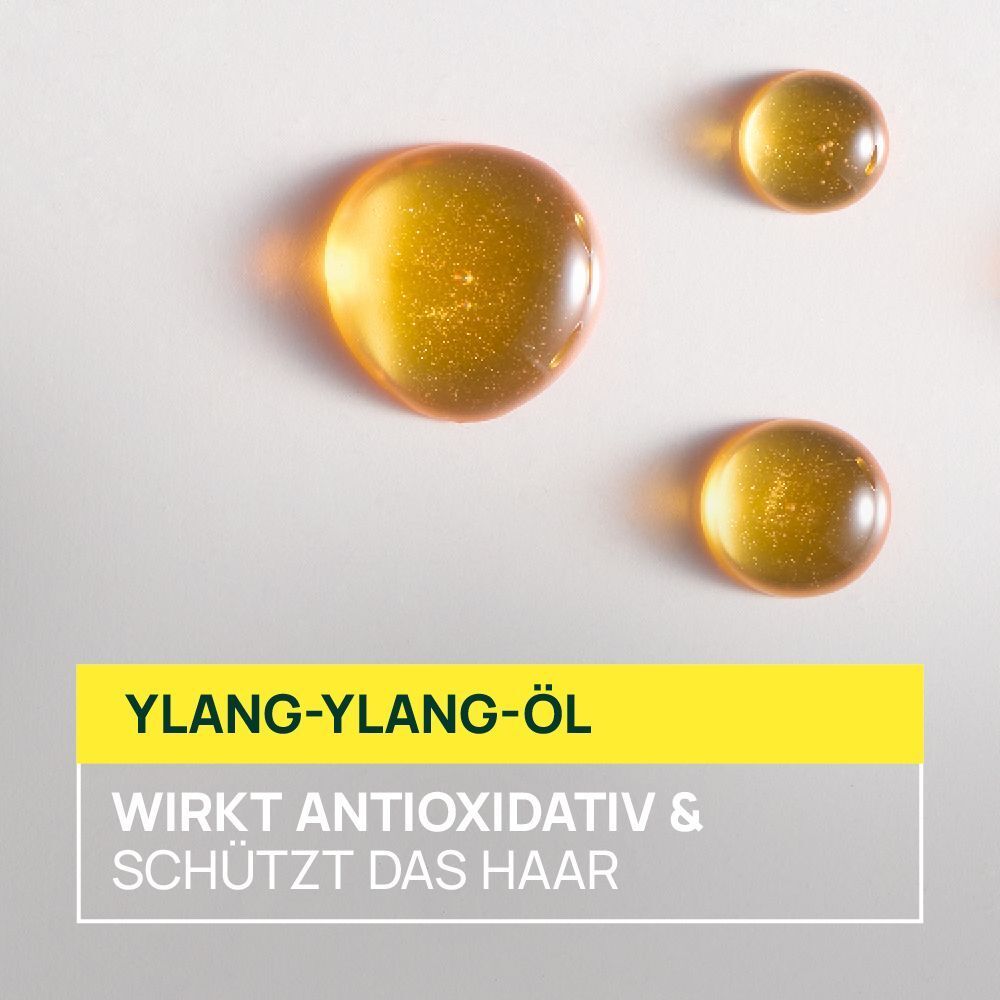 Ylang-Ylang-Öl: Wirkt antioxidativ und schützt das Haar.