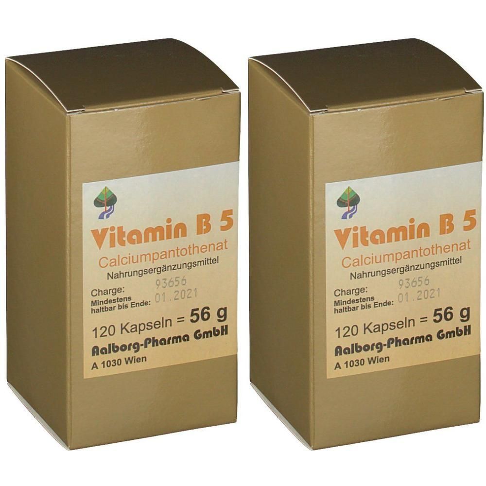 Vitamin B5 Kapseln x2 2x120 St