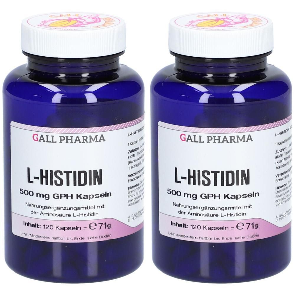 L-Histidin 500 mg GPH Kapseln x2 2x120 St