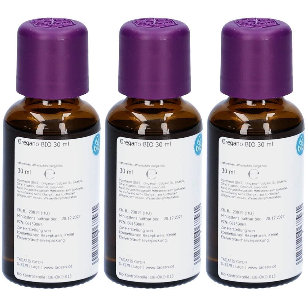Oregano ÖL Bio x3 3x30 ml Ätherisches Öl