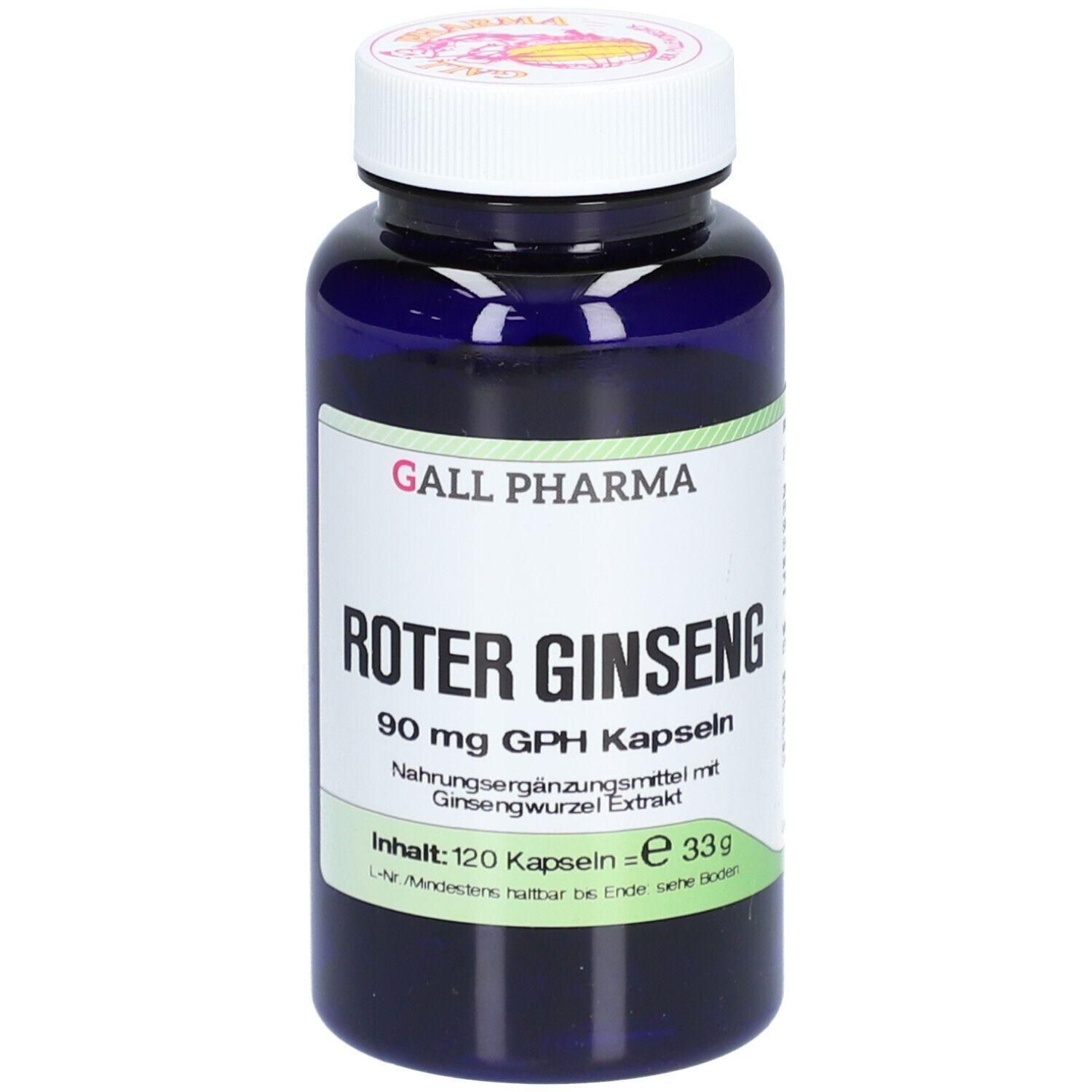Roter Ginseng 90 mg GPH Kapseln x4 4x120 St
