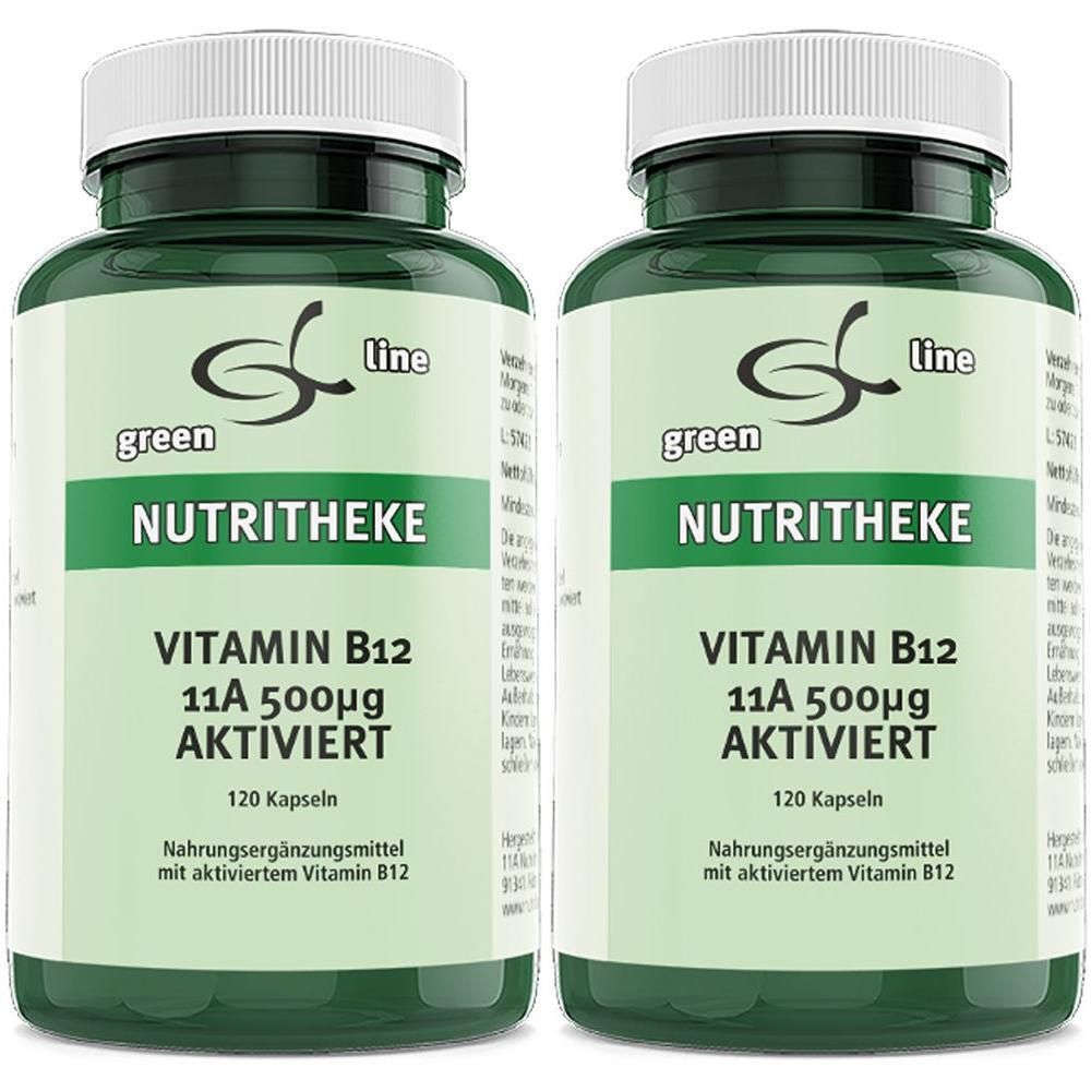 Vitamin B12 11 A 500 µg aktiviert Kapseln x2 2x120 St