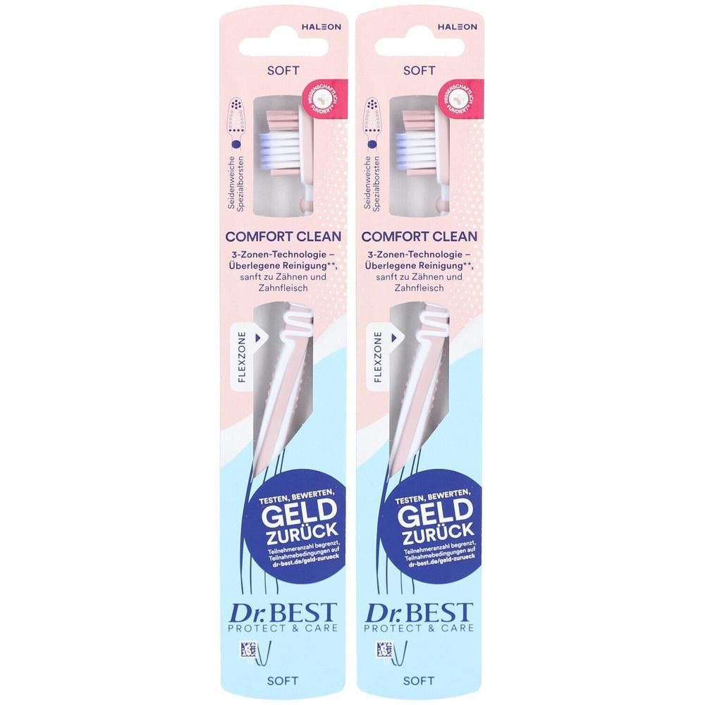 Dr.best Comfort Clean Soft Zahnbürste x2 2x1 St