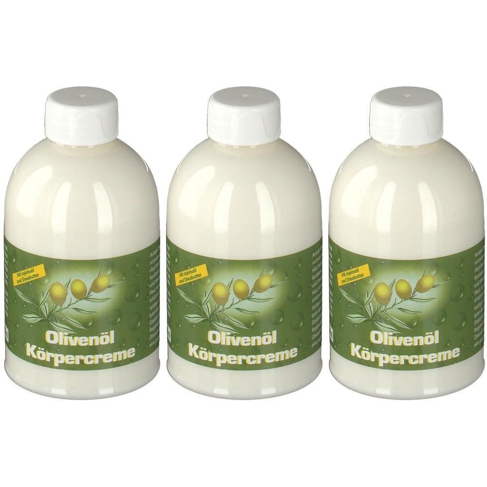 Olivenöl Körpercreme x3 3x300 ml Creme