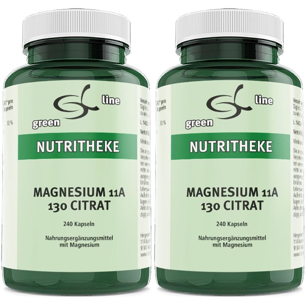 Magnesium 11 A 130 Citrat Kapseln x2 2x240 St