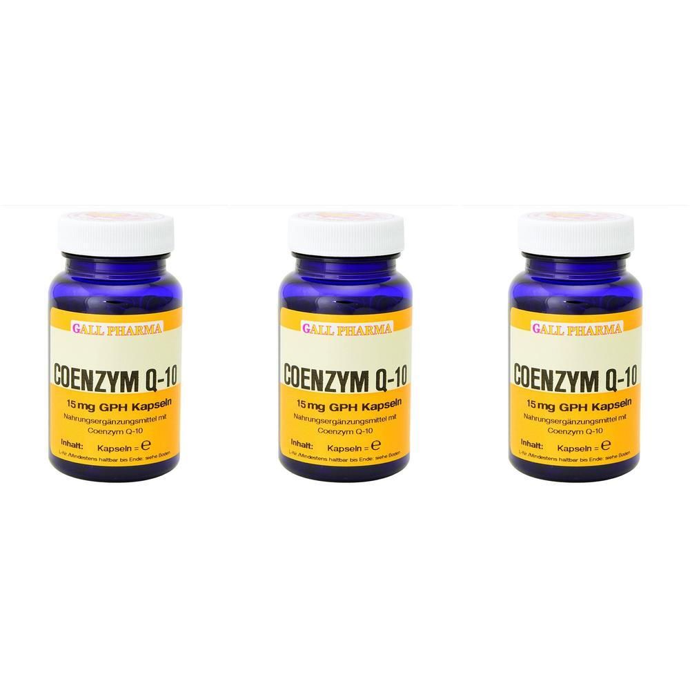 Coenzym Q10 15 mg GPH Kapseln x3 3x180 St