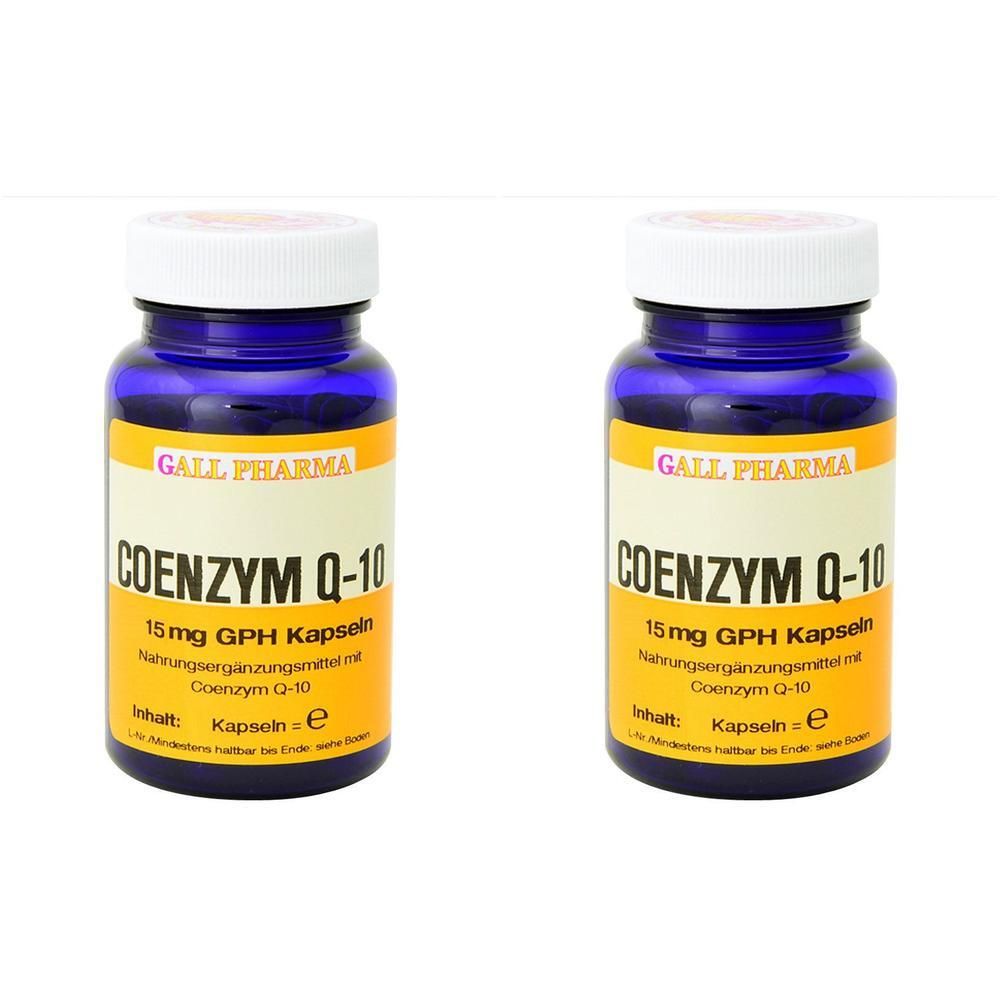 Coenzym Q10 15 mg GPH Kapseln x2 2x180 St
