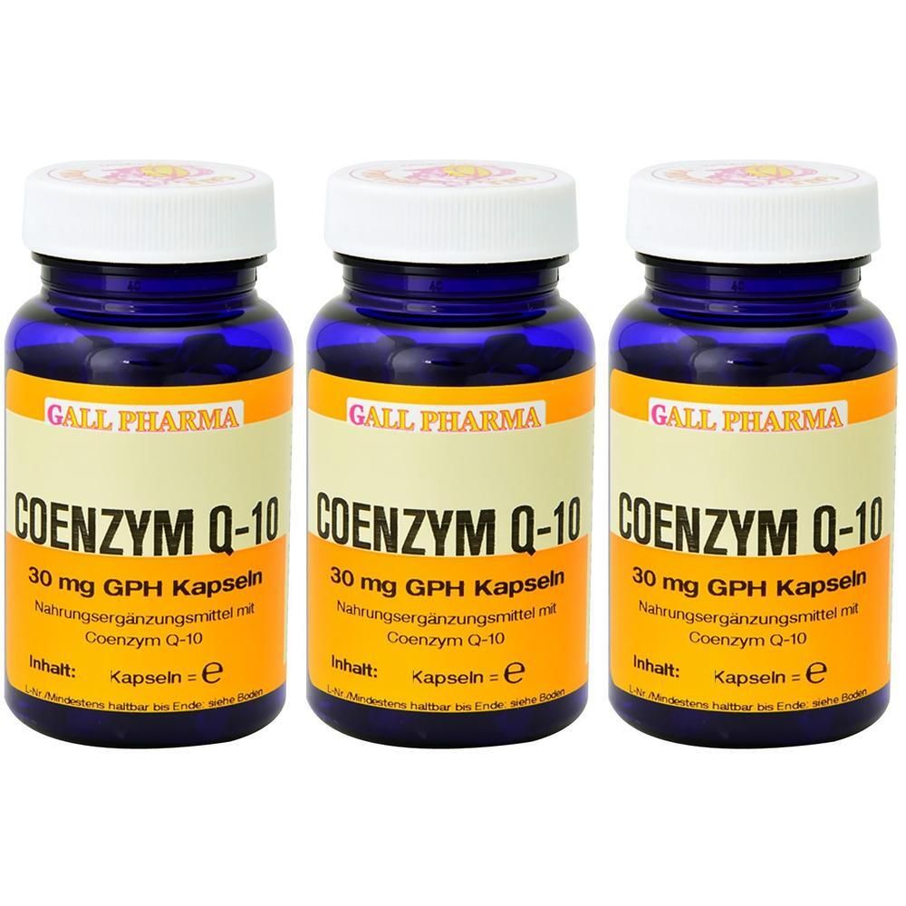 Coenzym Q10 30 mg GPH Kapseln x3 3x120 St