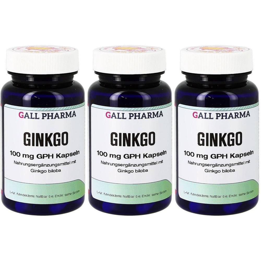 Ginkgo 100 mg GPH Kapseln x3 3x120 St