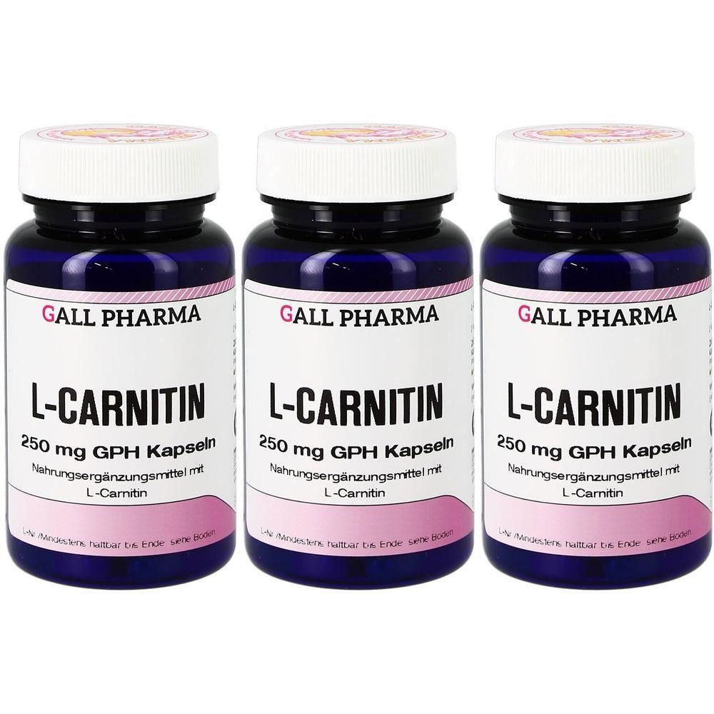 L-Carnitin 250 mg Kapseln x3 3x100 St