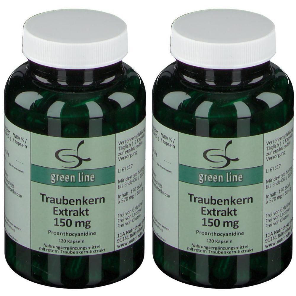 Traubenkernextrakt 150 mg Kapseln x2 2x120 St